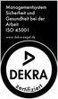 Zertifikat Dekra 45001