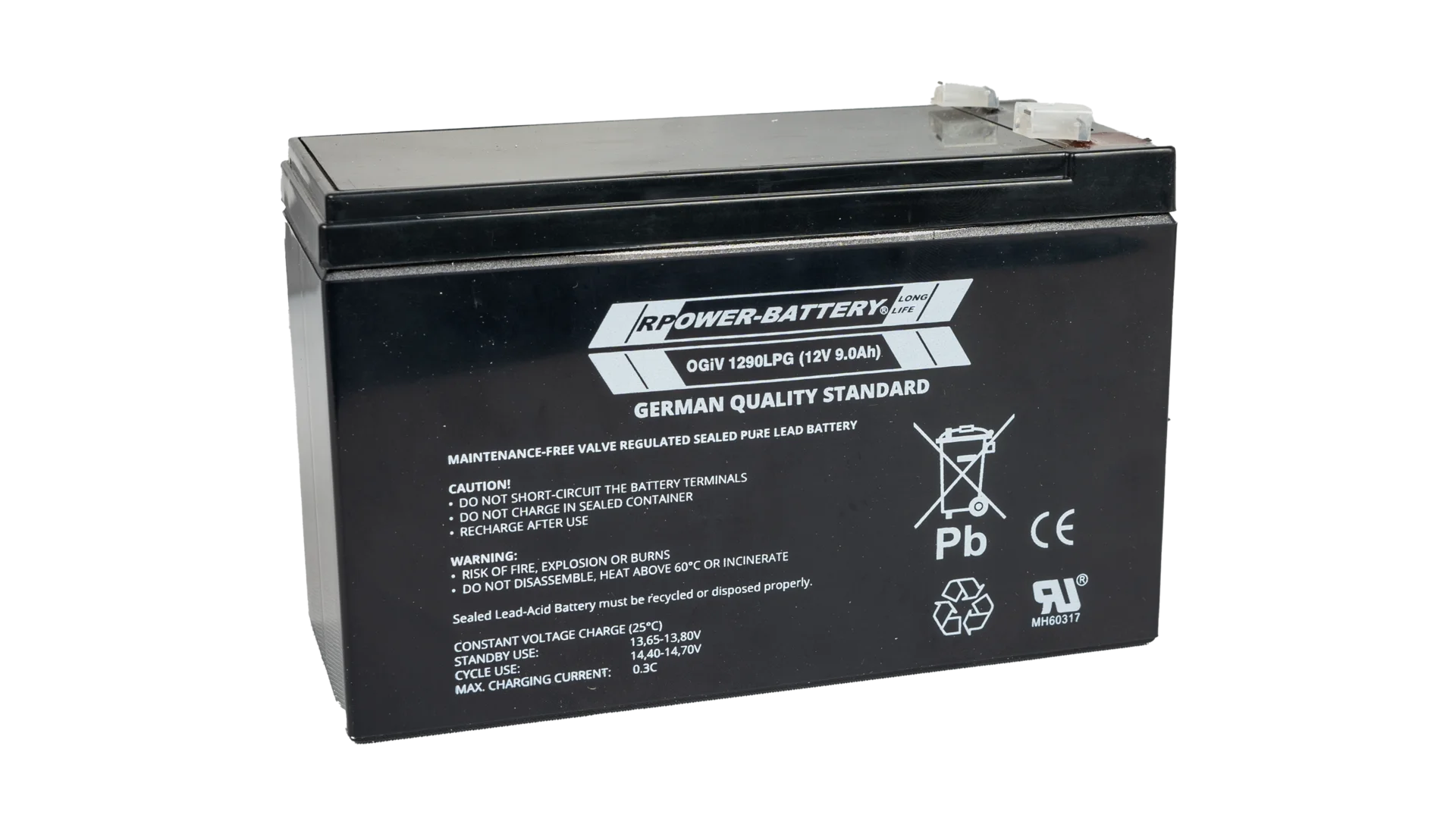 Batterien OGIV1290LPG  Pure Lead Batterie 12V 9Ah