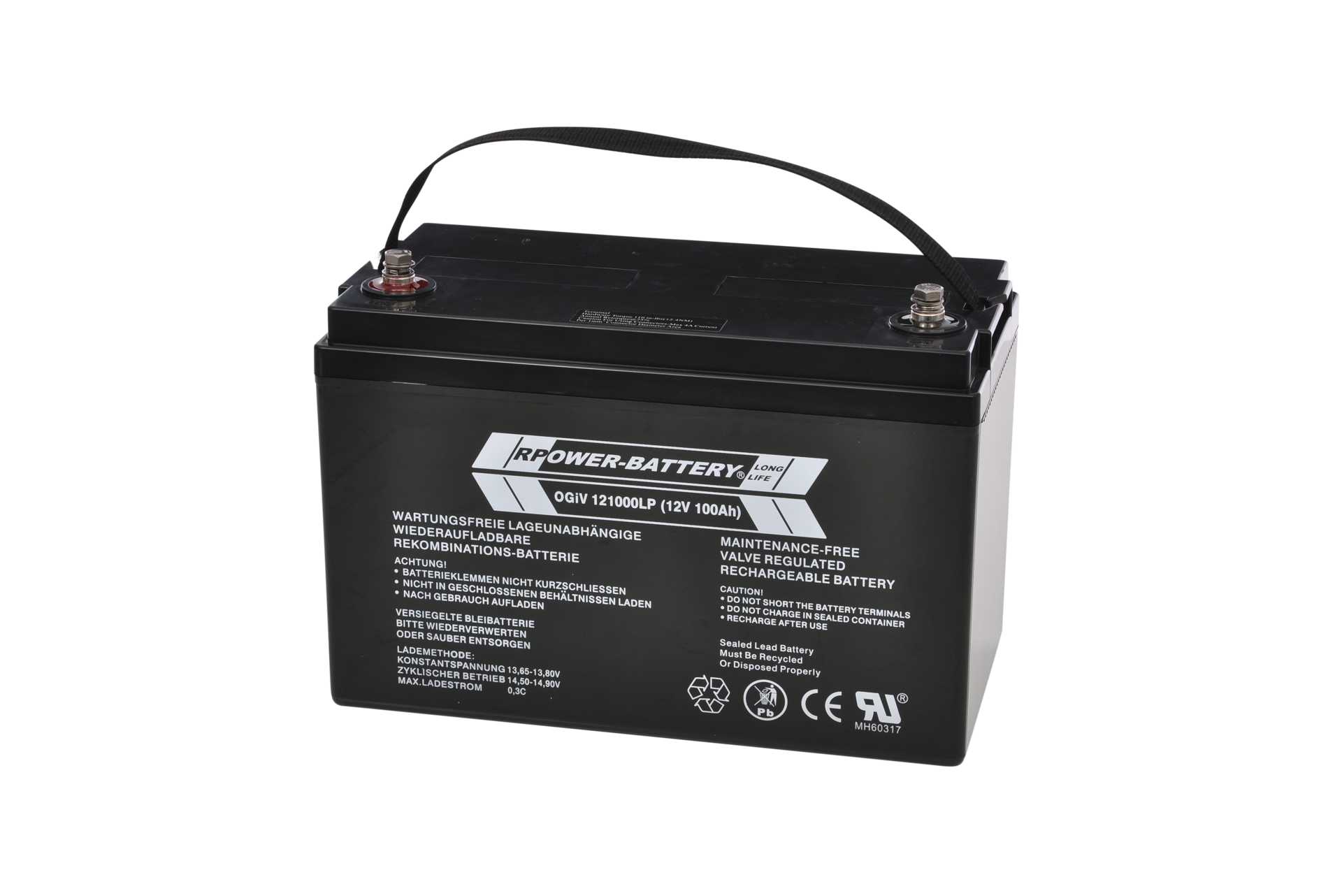 OGIV121000LP  AGM Battery 12V 100Ah