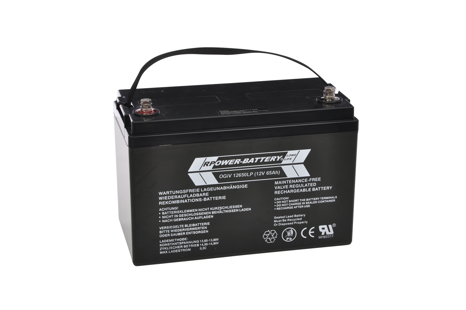 Batterien OGIV12650LP  AGM Batterie 12V 65Ah