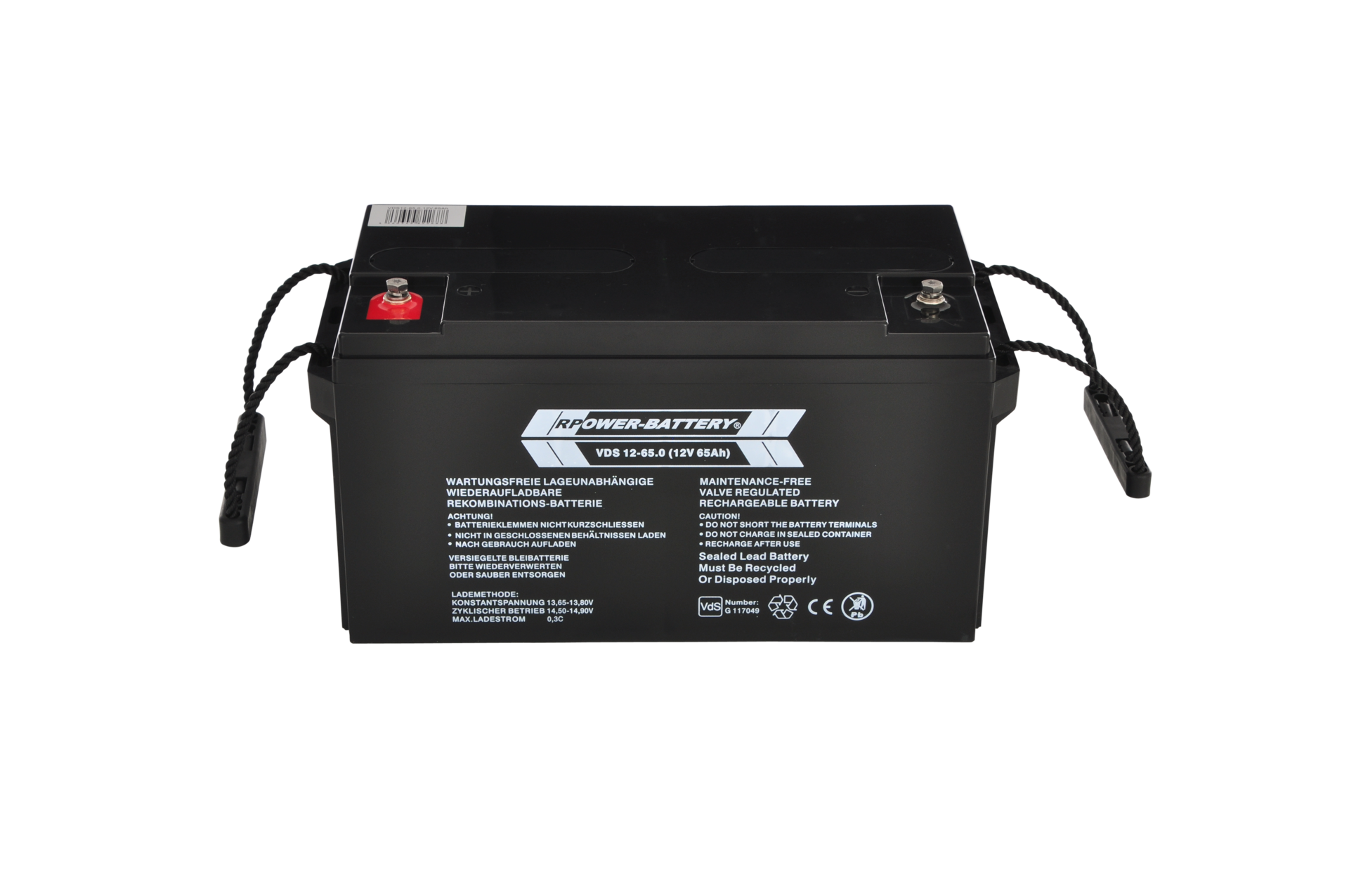 Batterien VDS12-65.0  AGM Batterie 12V 65Ah