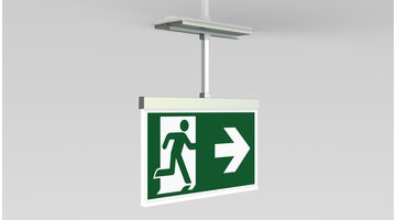 emergency luminaire AXCP stainless steel