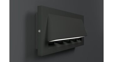 Function ButtonLED lumière armoire anthracite 3x1,5V AAA plastique